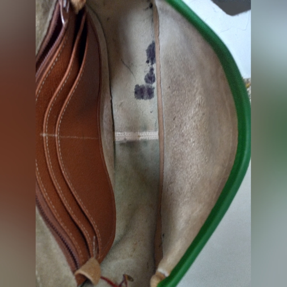 Dooney & Bourke Vintage, 1992, AWL Western Saddle Bag, Medium Size - Picture 10 of 14